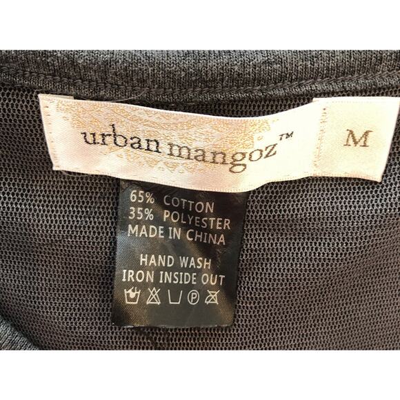 Ladies Urban Mangoz Gray Tunic/Dress Gray Size Medium - Picture 8 of 8